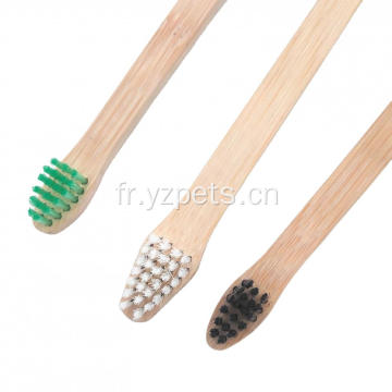 Brosse à dents en bambou à double tête